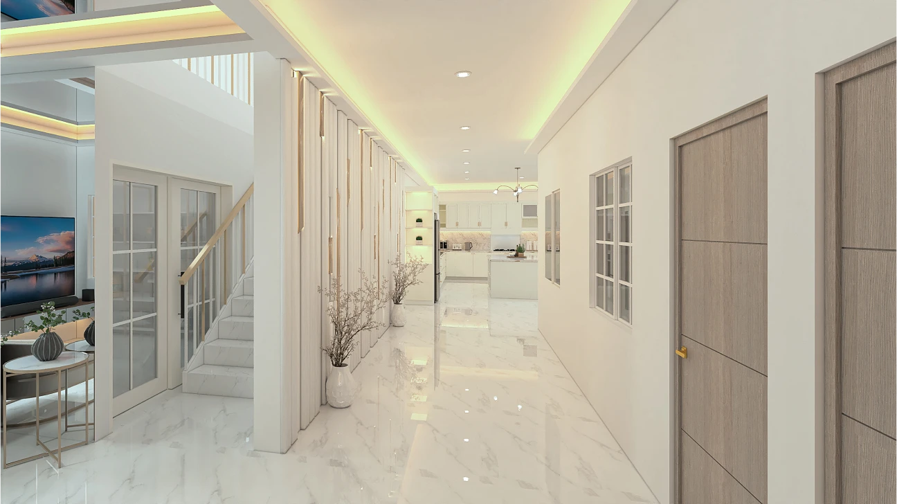 Basement Hallway