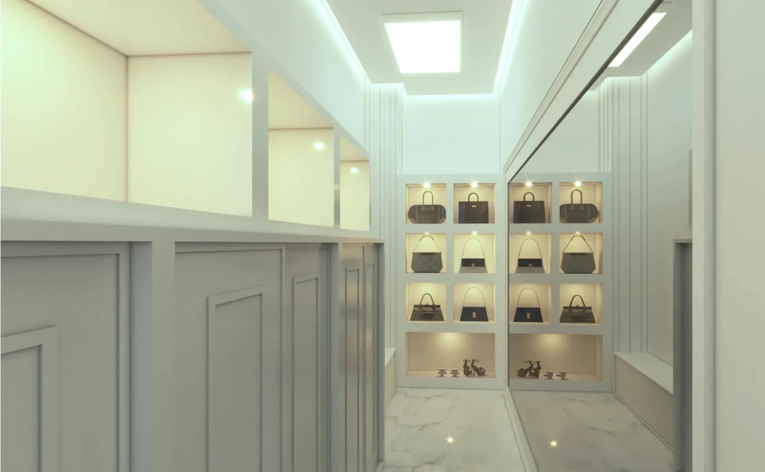 Master's Bedroom Walk-in Closet